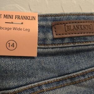 Blank NYC Light Blue Flare Jeans Ribcage Wide Leg